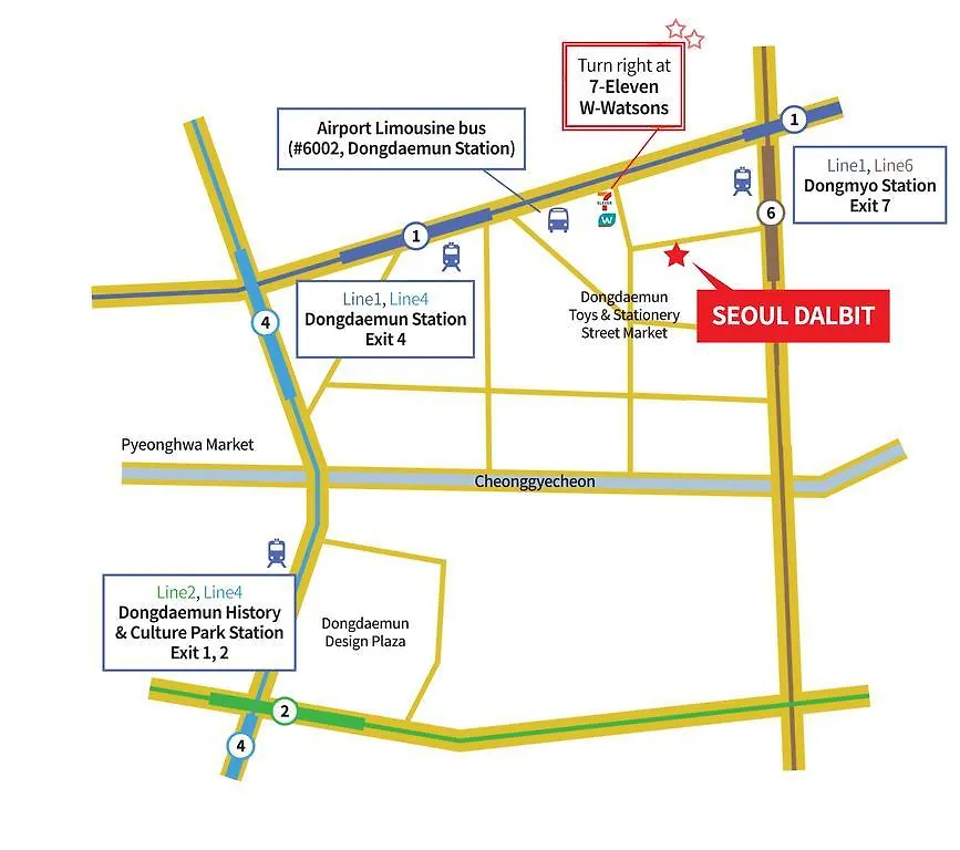 Seoul Dalbit Dongdaemun Guesthouse 0*,
